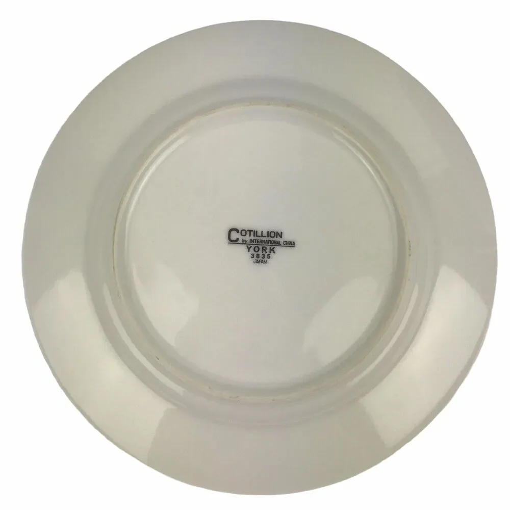 International China Cotillion York 3835 Set of 5 Salad Plates 7.5
